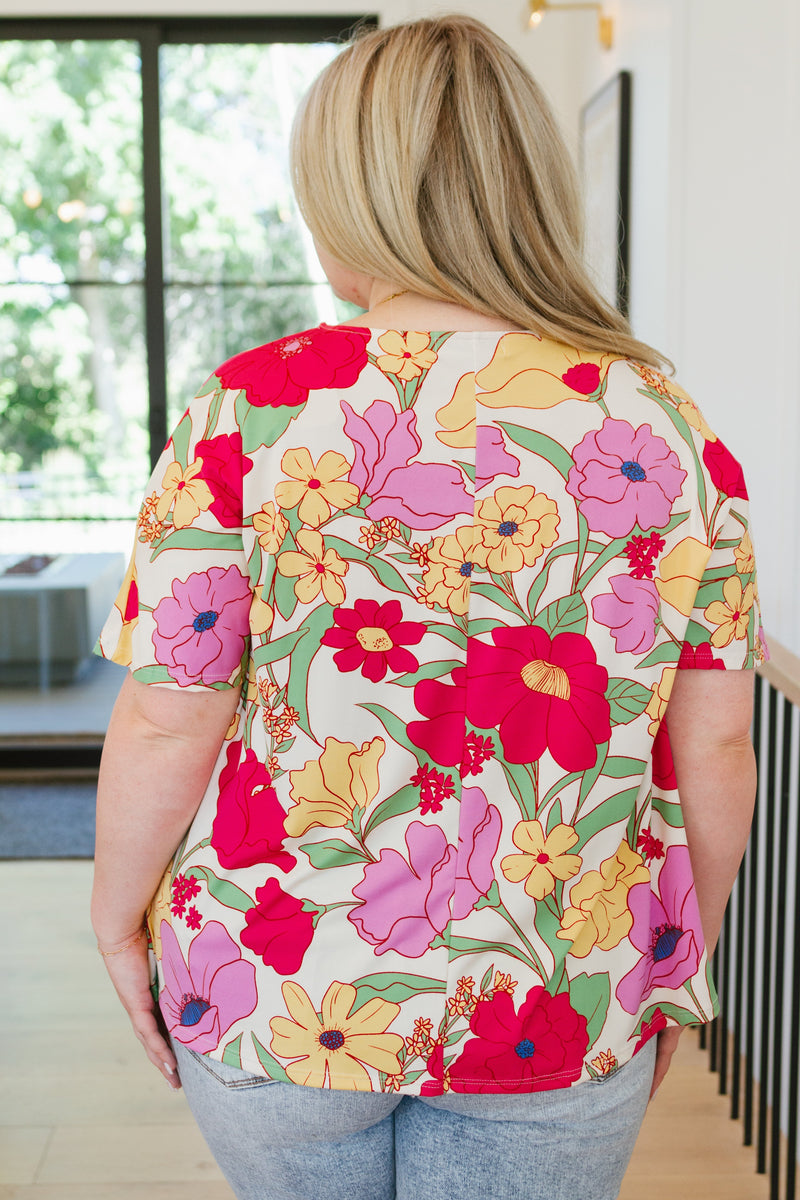 Do It Anyways Floral Top - Maple Row Boutique 