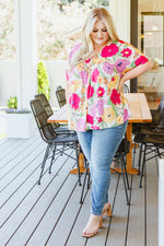 Do It Anyways Floral Top - Maple Row Boutique 