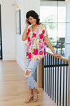 Do It Anyways Floral Top - Maple Row Boutique 