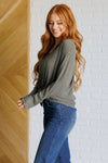 Don't Be Careless Ribbed Knit Top - Maple Row Boutique 