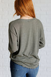 Don't Be Careless Ribbed Knit Top - Maple Row Boutique 