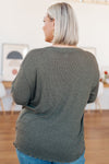 Don't Be Careless Ribbed Knit Top - Maple Row Boutique