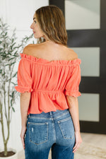 Don't Be Shy Off the Shoulder Blouse - Maple Row Boutique