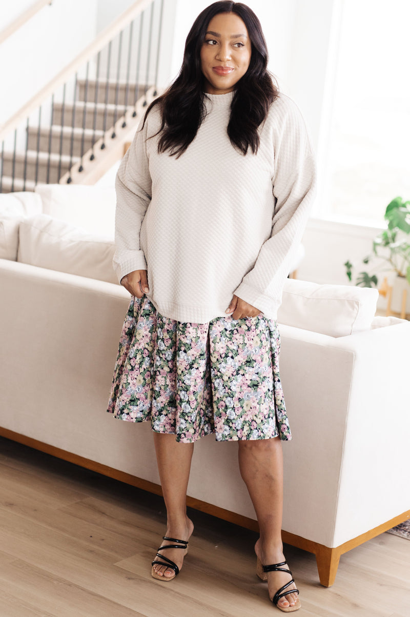 Don't Change Anything Mock Neck Pullover - Maple Row Boutique