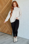 Don't Change Anything Mock Neck Pullover - Maple Row Boutique