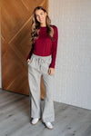 Don't Get Stuck Stripe Detail Sweatpants - Maple Row Boutique 