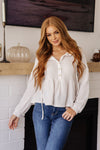 Don't Waffle About Waffle Knit Hoodie - Maple Row Boutique 