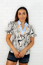 Don't Want to Wait Zebra Print Top - Maple Row Boutique