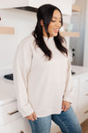 Don't Change Anything Mock Neck Pullover - Maple Row Boutique