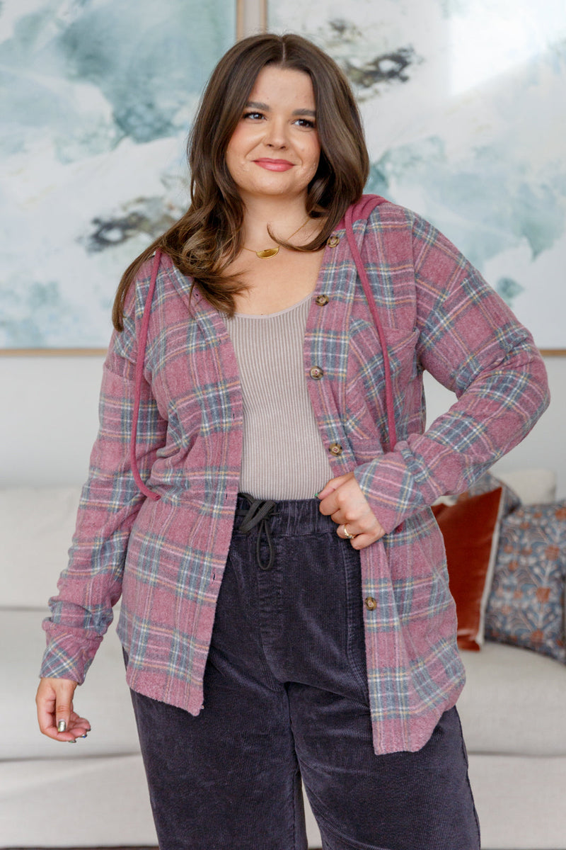 Down in the Valley Hooded Shacket - Maple Row Boutique 