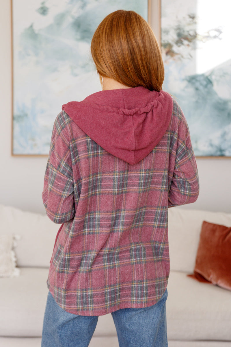 Down in the Valley Hooded Shacket - Maple Row Boutique 