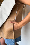 PREORDER: Collins Suede Vest - Maple Row Boutique