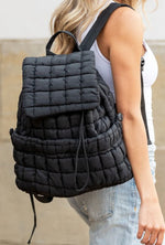 Quilted Puffer Backpack - Maple Row Boutique