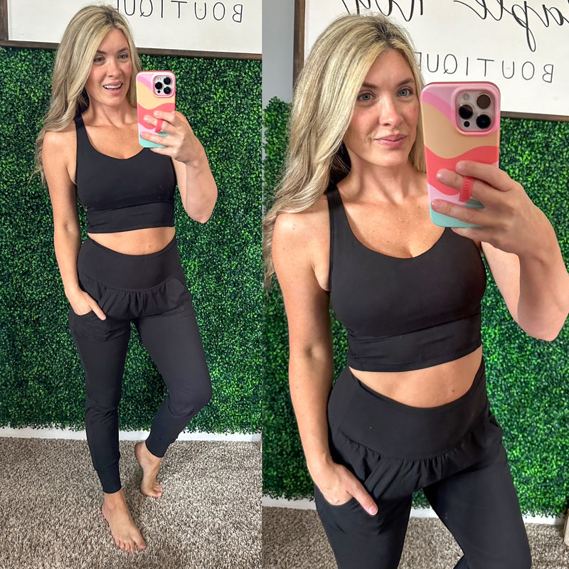 Rhythm and Rhyme Tank in Black - Maple Row Boutique 