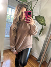 Corded Crew Sweatshirt Fall Colors - Maple Row Boutique 