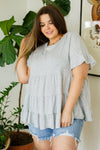 Endless Memories Tiered Babydoll Top - Maple Row Boutique