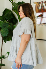 Endless Memories Tiered Babydoll Top - Maple Row Boutique