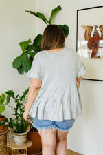 Endless Memories Tiered Babydoll Top - Maple Row Boutique
