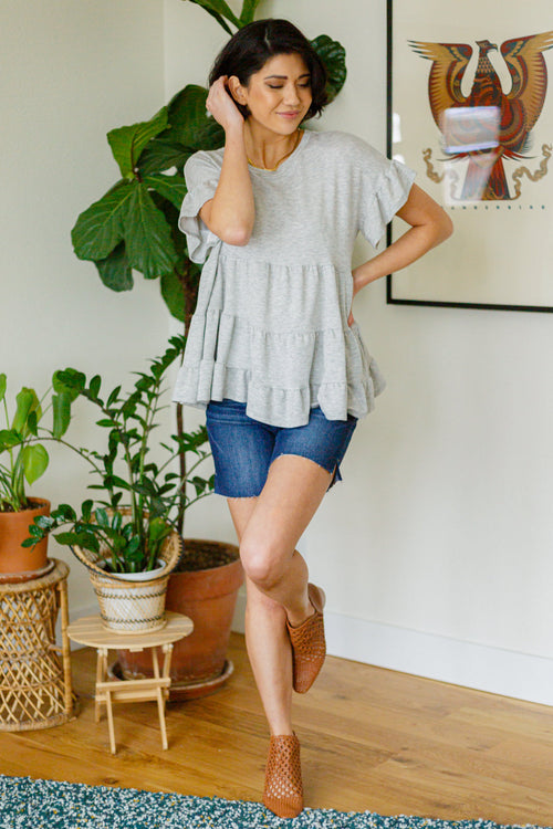Endless Memories Tiered Babydoll Top - Maple Row Boutique