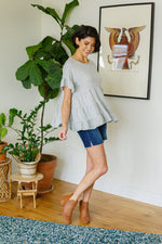 Endless Memories Tiered Babydoll Top - Maple Row Boutique