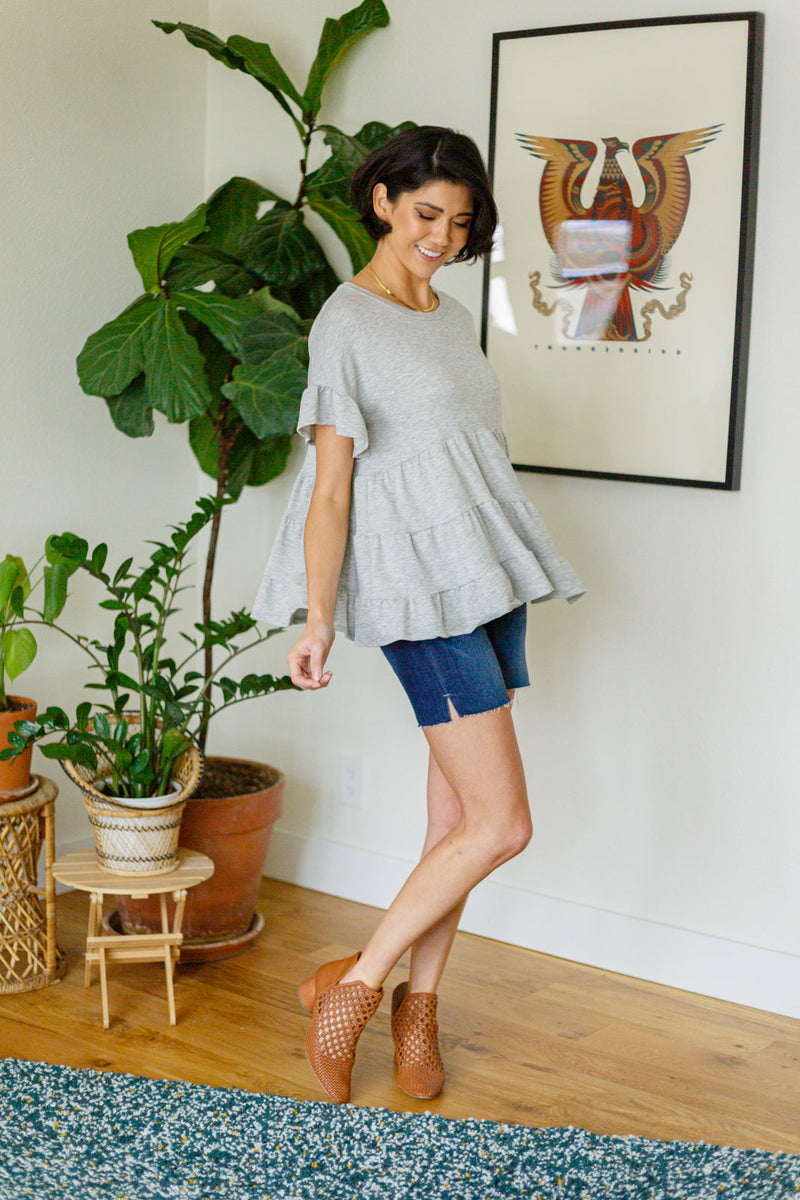 Endless Memories Tiered Babydoll Top - Maple Row Boutique