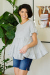 Endless Memories Tiered Babydoll Top - Maple Row Boutique