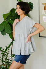 Endless Memories Tiered Babydoll Top - Maple Row Boutique
