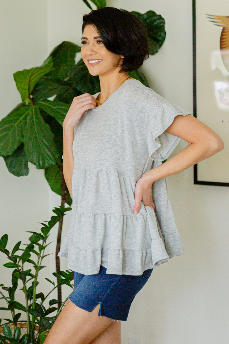 Endless Memories Tiered Babydoll Top - Maple Row Boutique