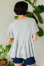 Endless Memories Tiered Babydoll Top - Maple Row Boutique
