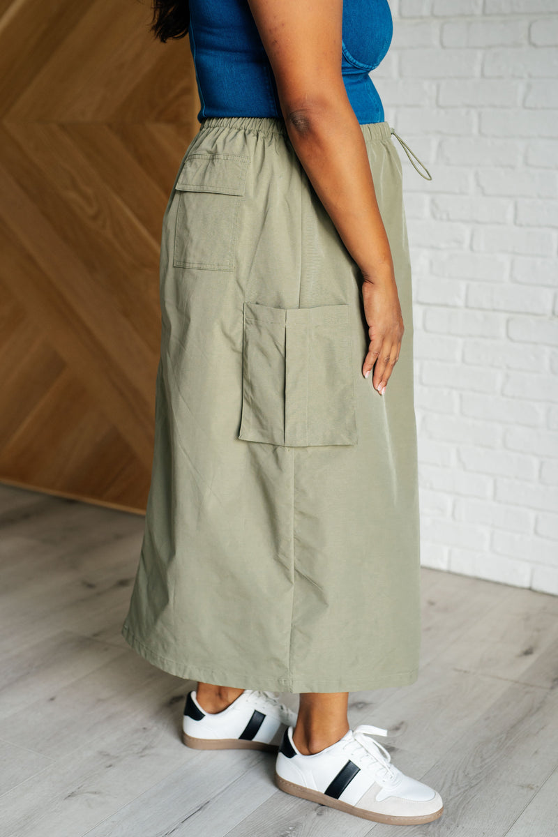 Explain It Away Cargo Skirt - Maple Row Boutique 