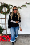 Holiday Meg Pullover Poncho - Maple Row Boutique