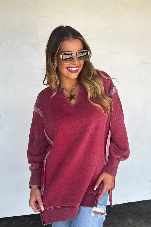 PREORDER: The Comfy Cut Sweatshirt - Maple Row Boutique