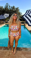 PREORDER: Amalfi Blooms Swim Set - Maple Row Boutique