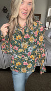 Ideal Ideas Floral Blouse - Maple Row Boutique 