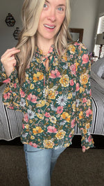 Ideal Ideas Floral Blouse - Maple Row Boutique 