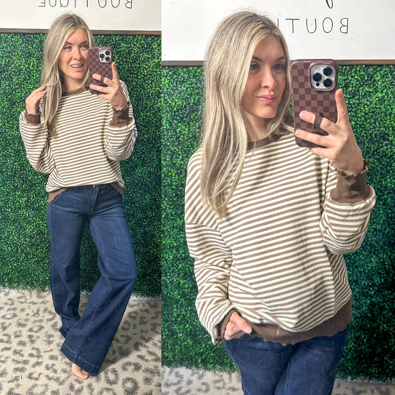 Cocoa Lane Stripe Top
