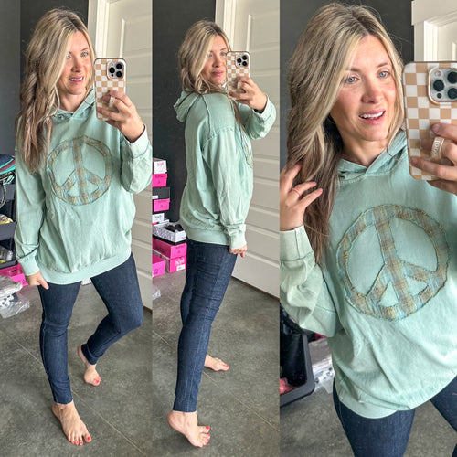 Inner Peace Hooded Sweatshirt - Maple Row Boutique 