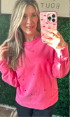Eat Your Heart Out CrewneckPullover - Maple Row Boutique