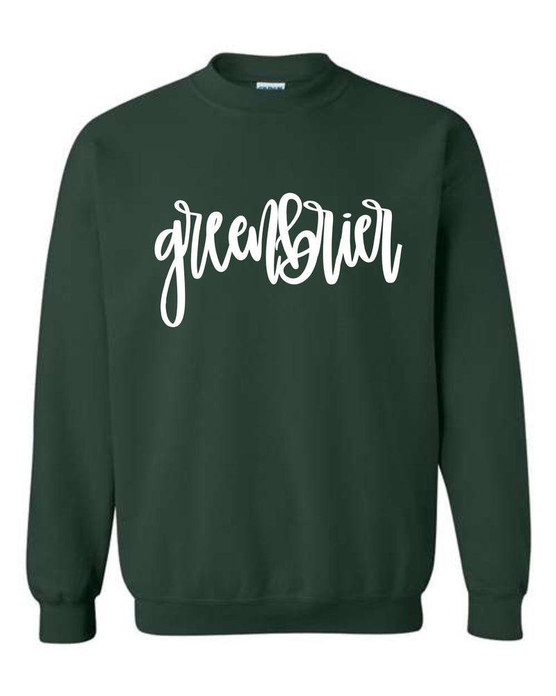 Greenbrier Puff Glitter Sweatshirt - Maple Row Boutique 