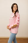 Feelin Festive Pink Sweater - Maple Row Boutique