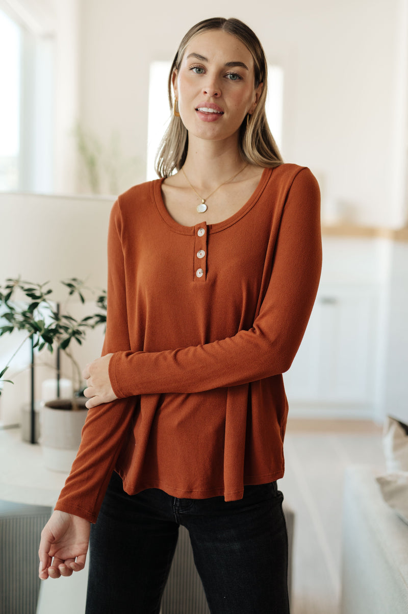 Feeling Better Scoop Neck Top - Maple Row Boutique 