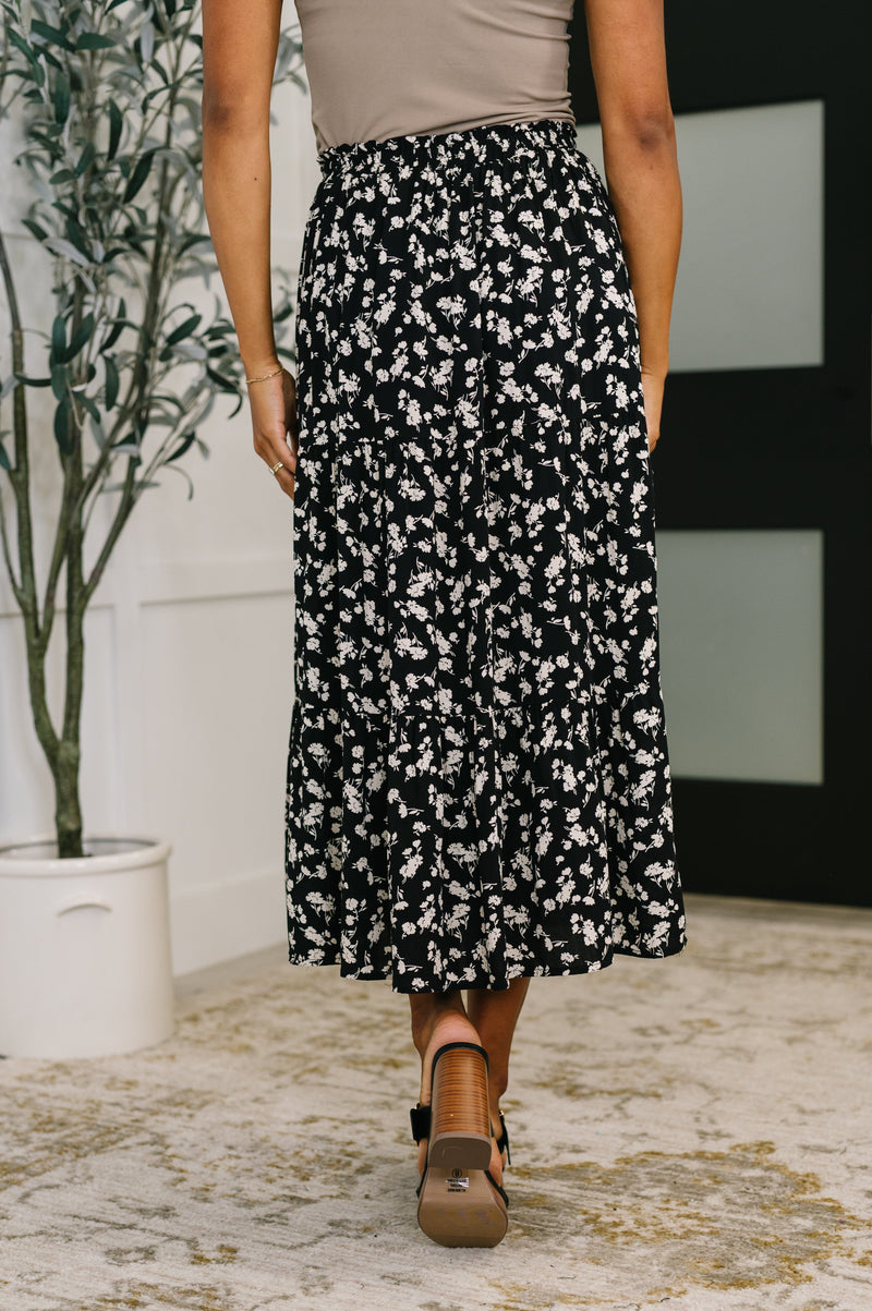 Fielding Flowers Floral Skirt - Maple Row Boutique