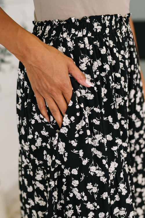 Fielding Flowers Floral Skirt - Maple Row Boutique