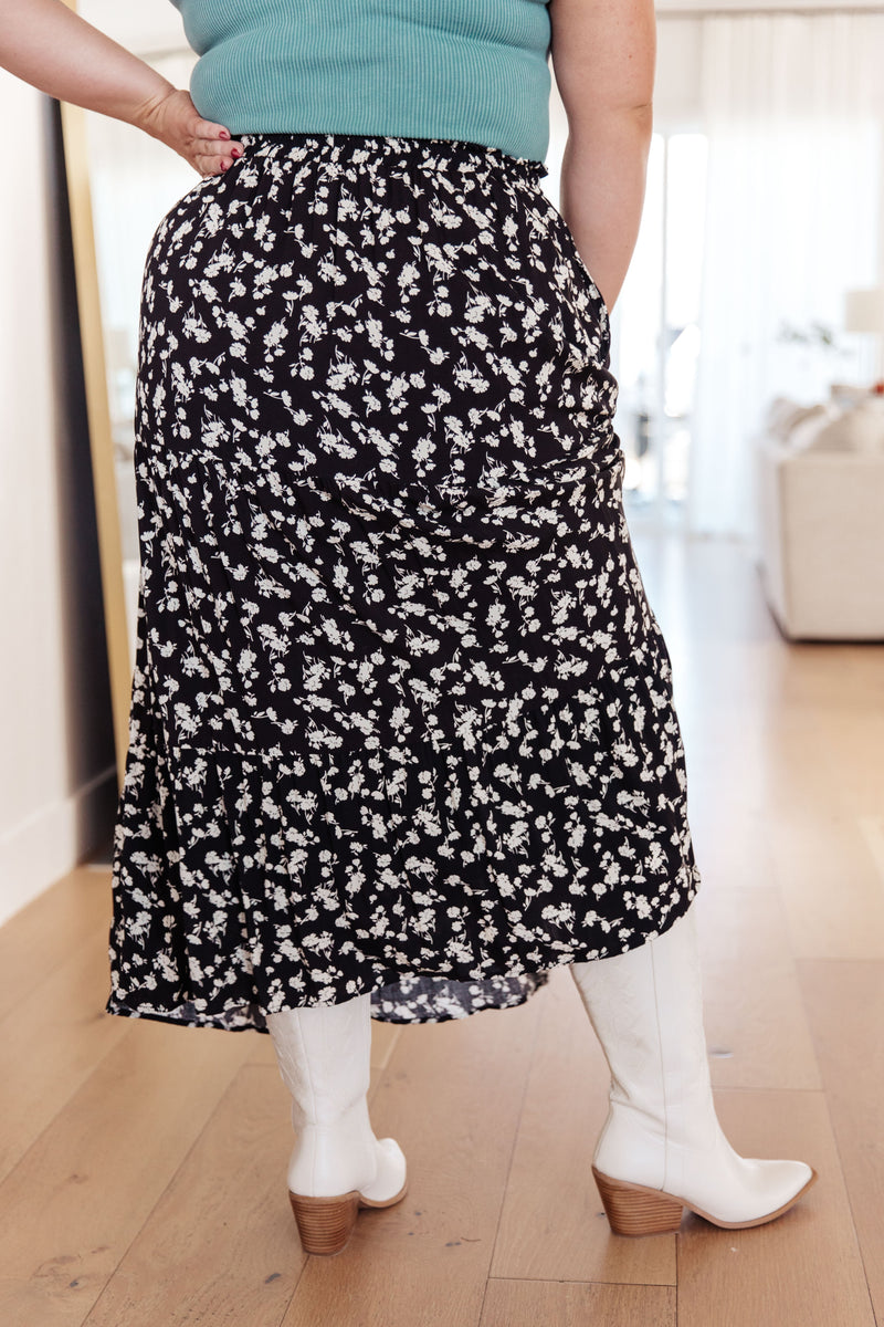 Fielding Flowers Floral Skirt - Maple Row Boutique