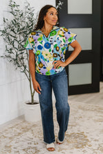 Fielding Questions Floral Top - Maple Row Boutique