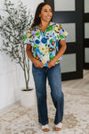 Fielding Questions Floral Top - Maple Row Boutique