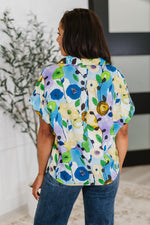 Fielding Questions Floral Top - Maple Row Boutique