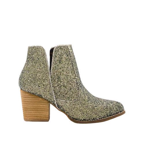 Fiera Booties in Bronze - Maple Row Boutique 