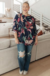 Float On Floral Top - Maple Row Boutique 