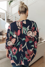 Float On Floral Top - Maple Row Boutique 